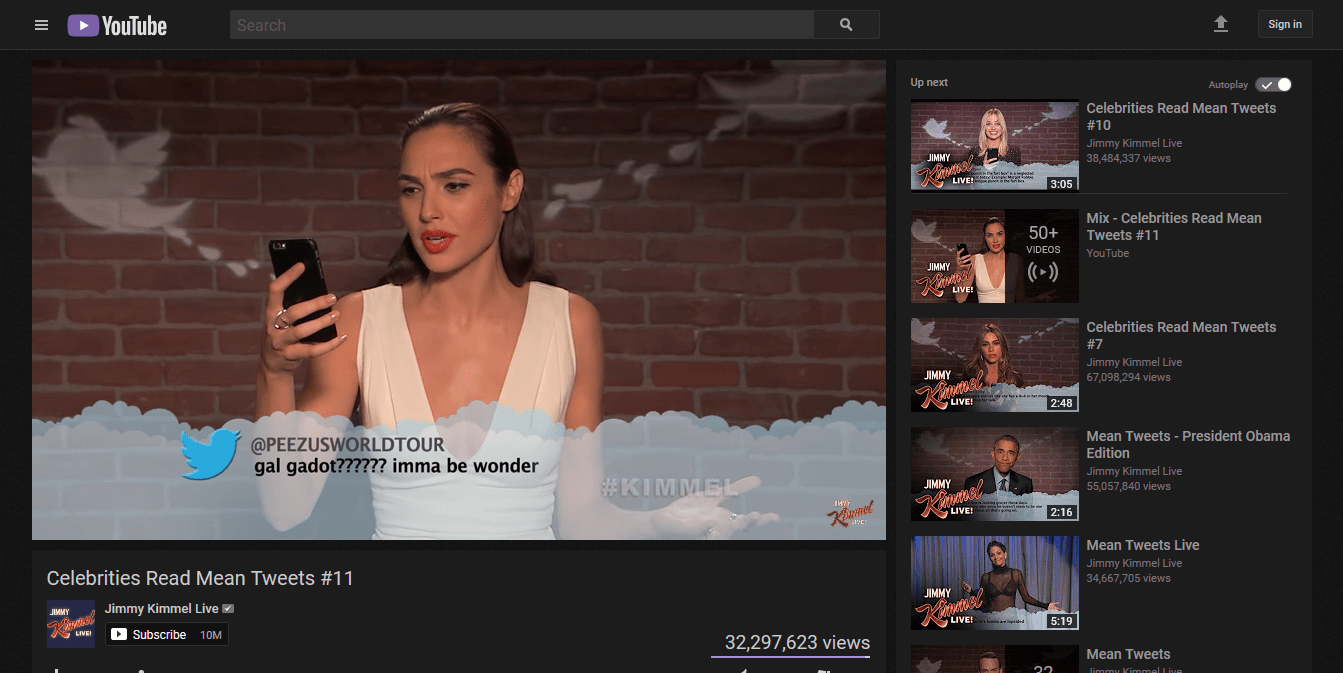 Home Page old layout
